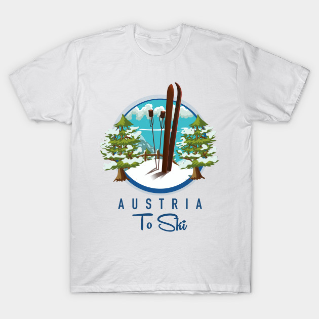 Austria To Ski sports logo by nickemporium1